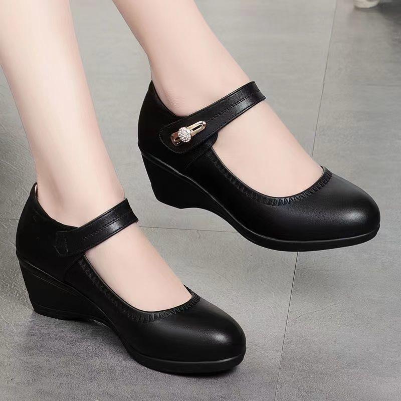 Maribel | Soft Leather Non-Slip Wedge Sandals