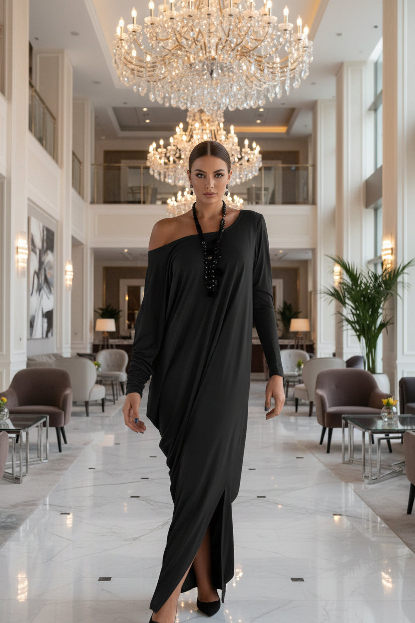 Aislinn | Elegant Ruched Maxi Dress