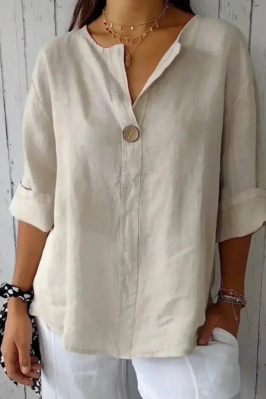 Aisling | Effortless Linen Comfort Top