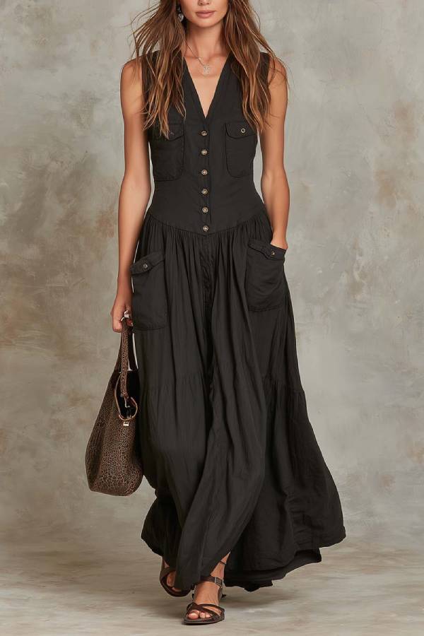 Aislinn | Effortless Pocketed Maxi Dress
