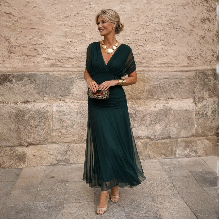 Aislinn | Elegant Flowing Maxi Dress