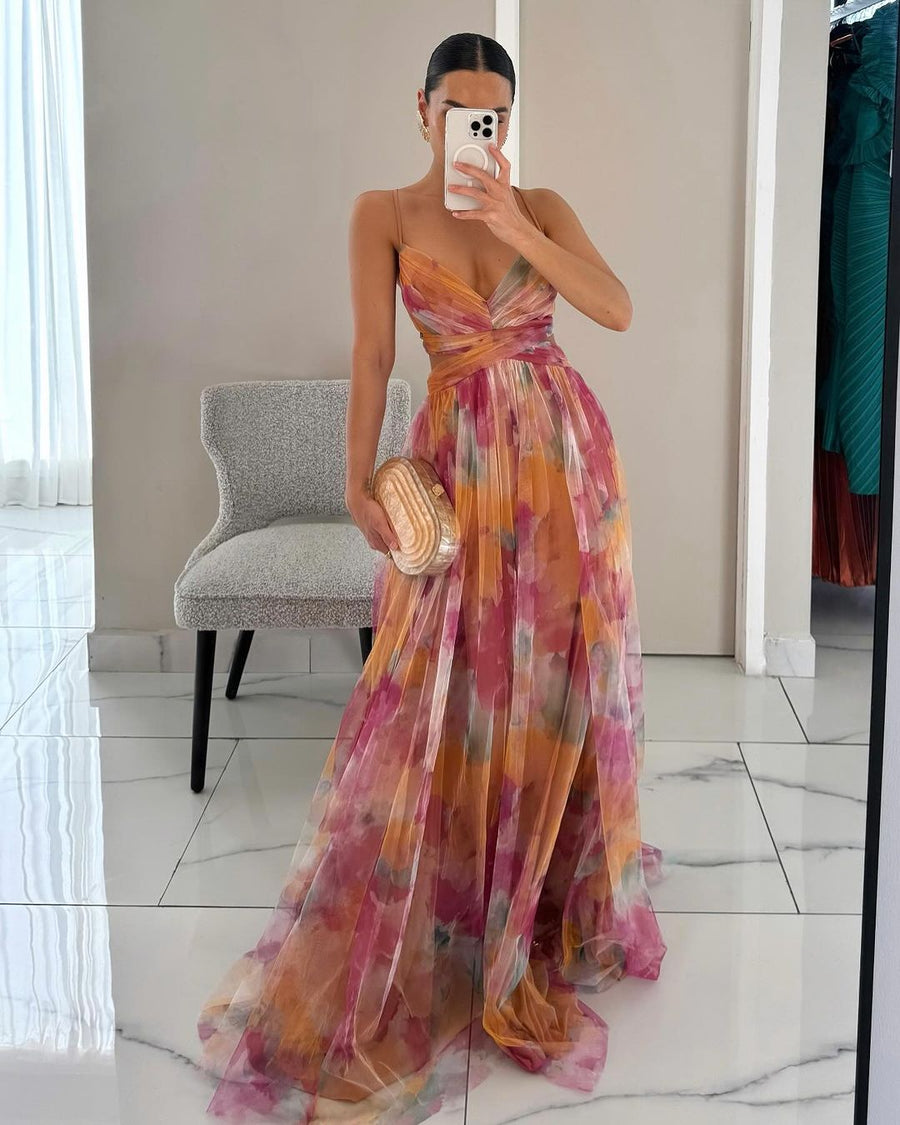 Renata | Enchanting Floral Maxi Dress