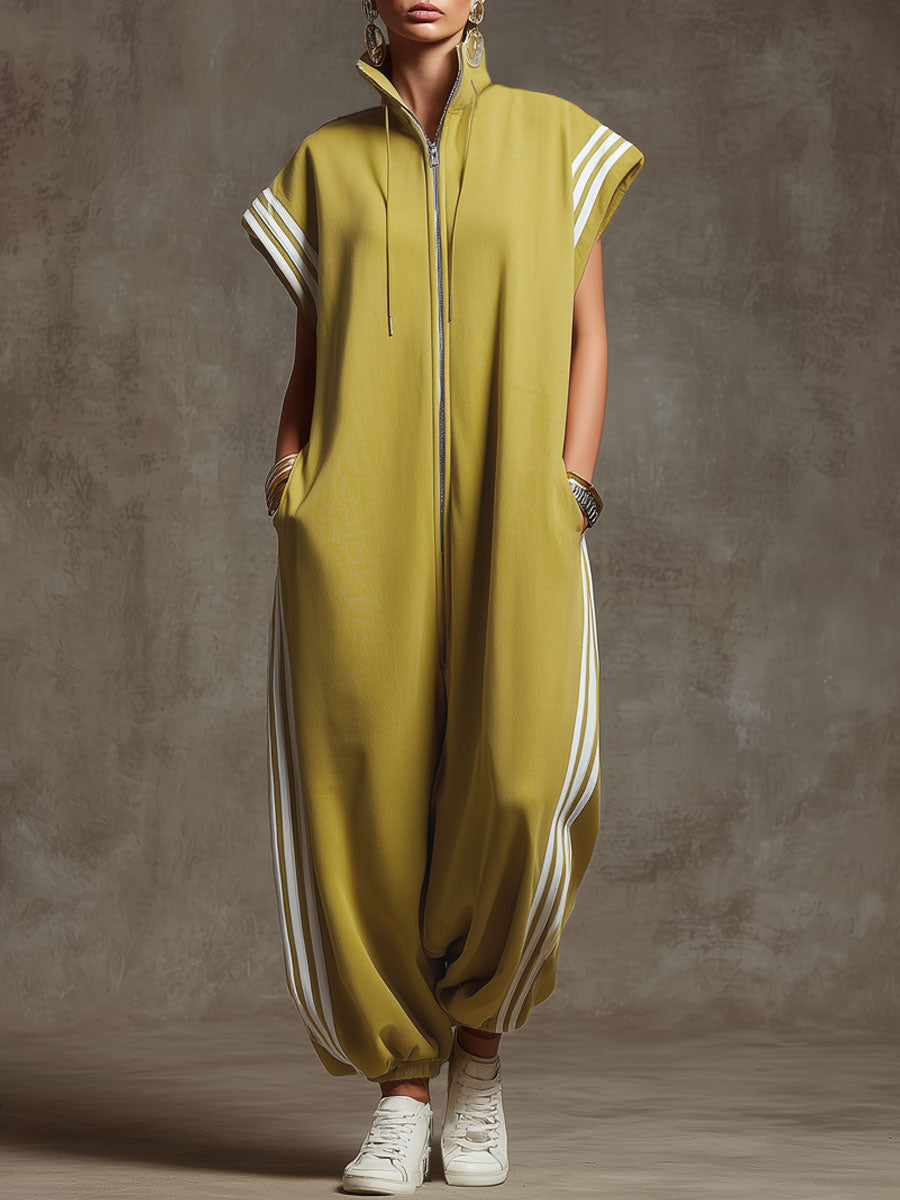 Xirelle | Sport Webbing Sleeveless Jumpsuit