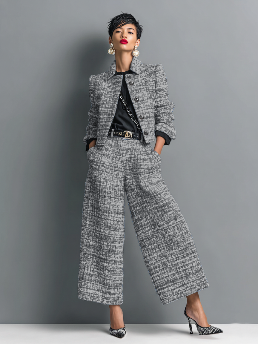Akira™ | Stylish Two-Piece Set Modern Tailored Co-Ord