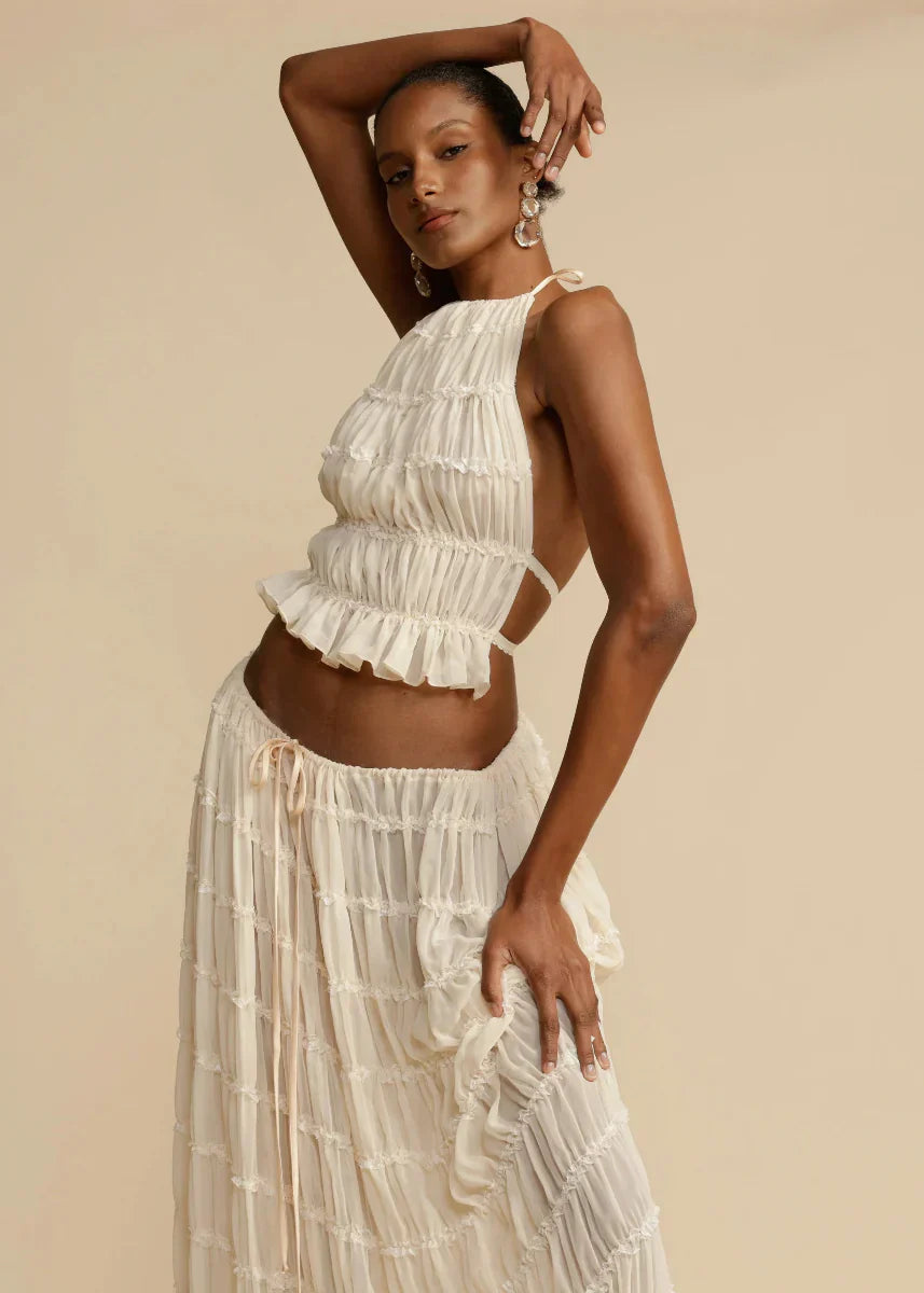 Charlise | Elegant Summer Two-Piece Set