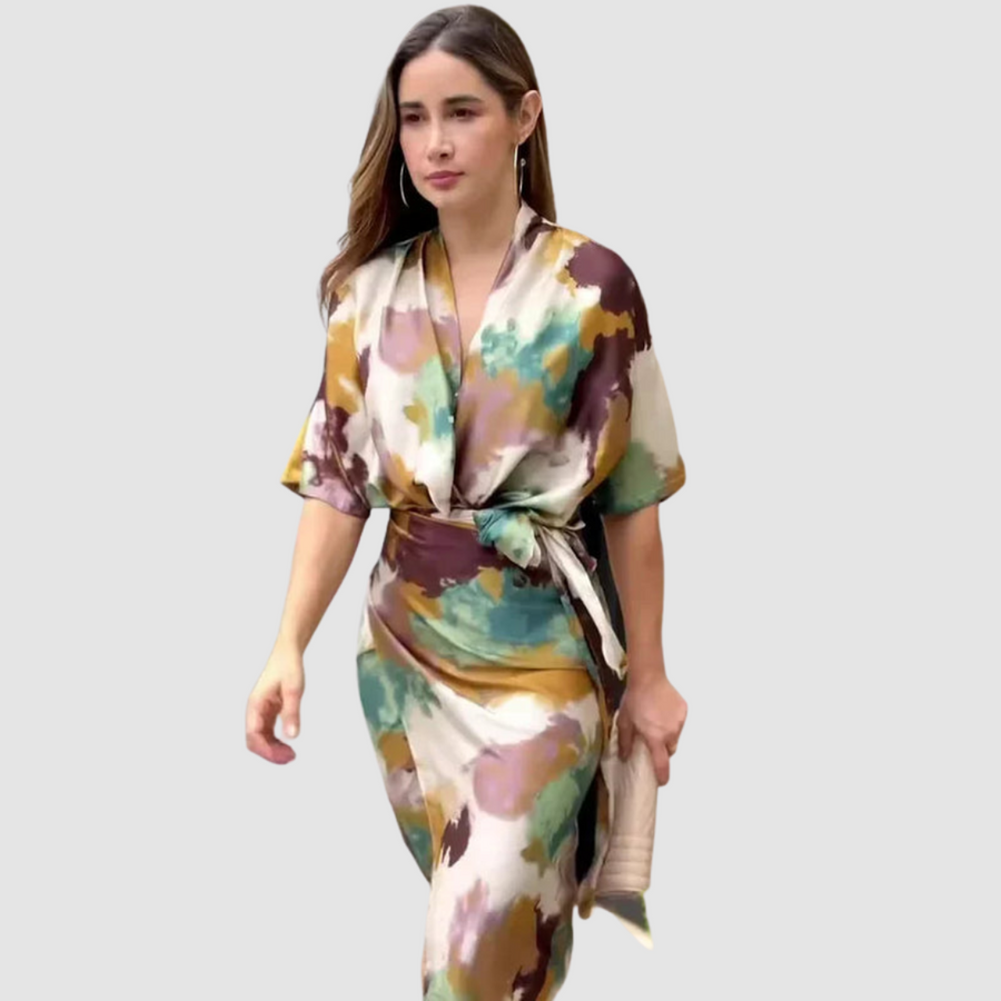 Nikka | Elegant Satin Dress