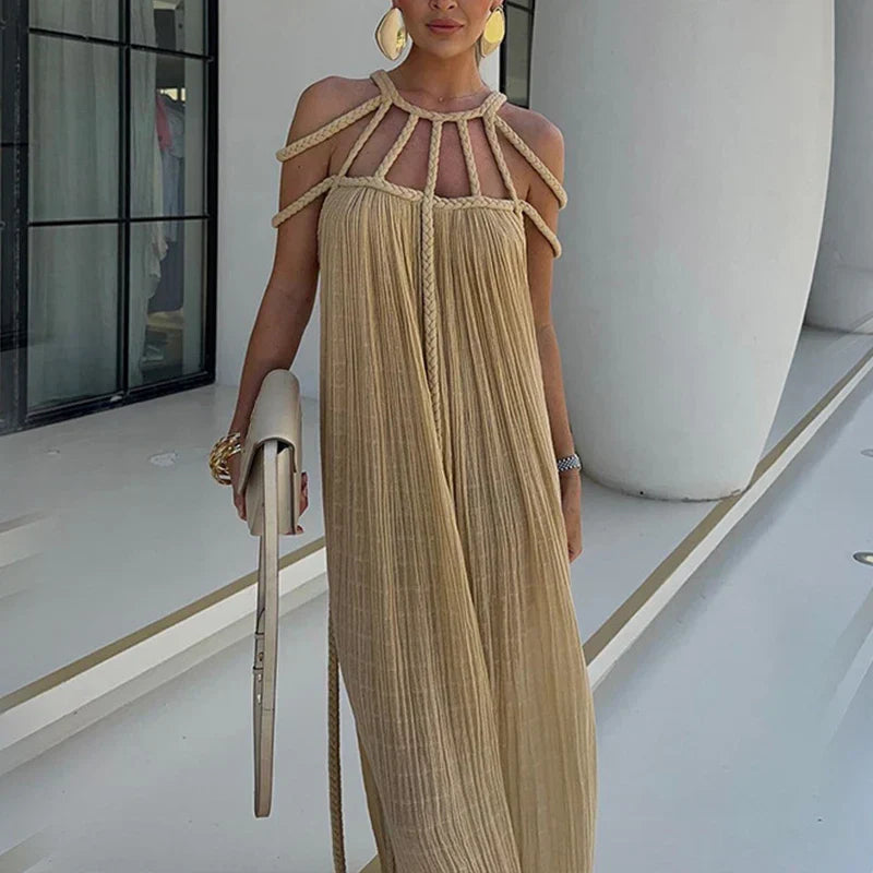 Tuva | Chic Hollow Out Beach Dress