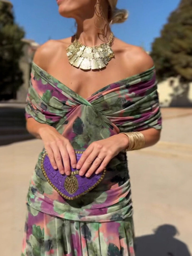 Adelphia | Elegant Mesh Boutonniere Dress