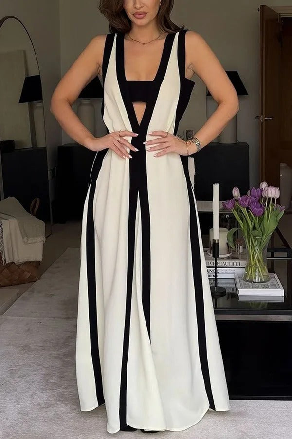 Astraea | Colorblock Maxi Dress
