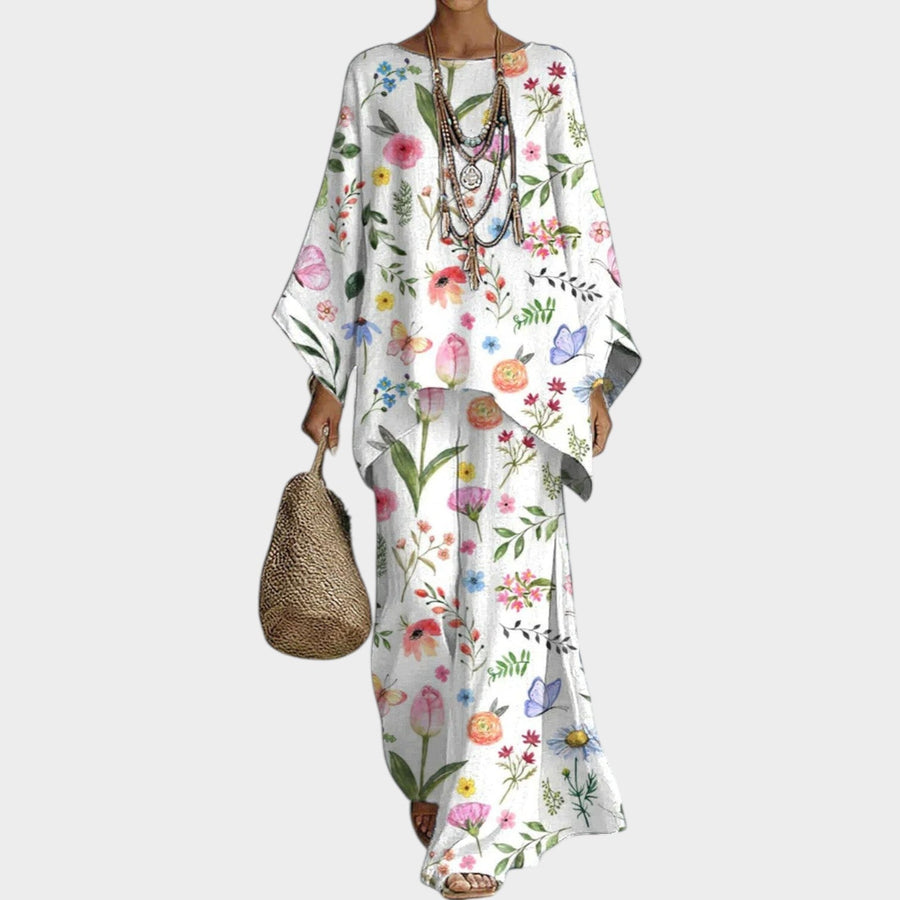 Aislinn | Floral Print Wide-Leg Set