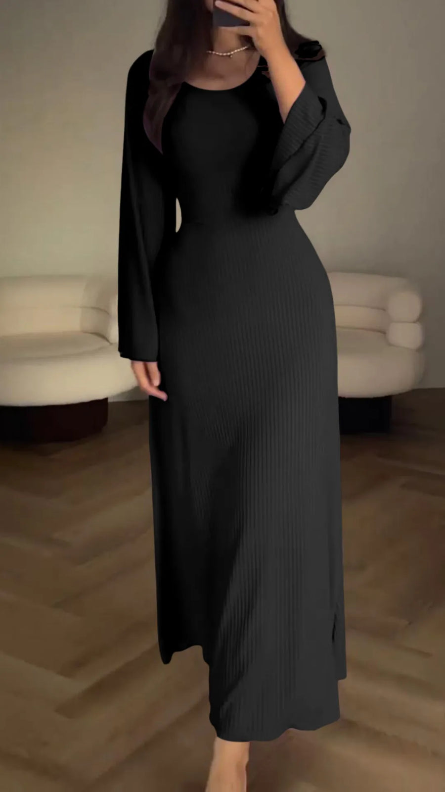 Zara | Elegant Bodycon Maxi Dress