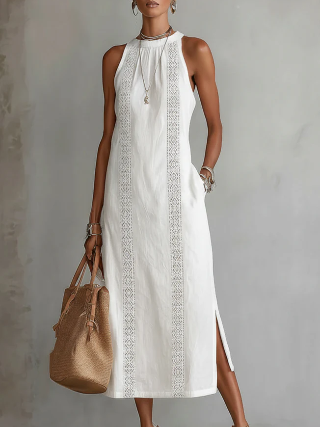 Aislinn | Breezy Linen Midi Dress