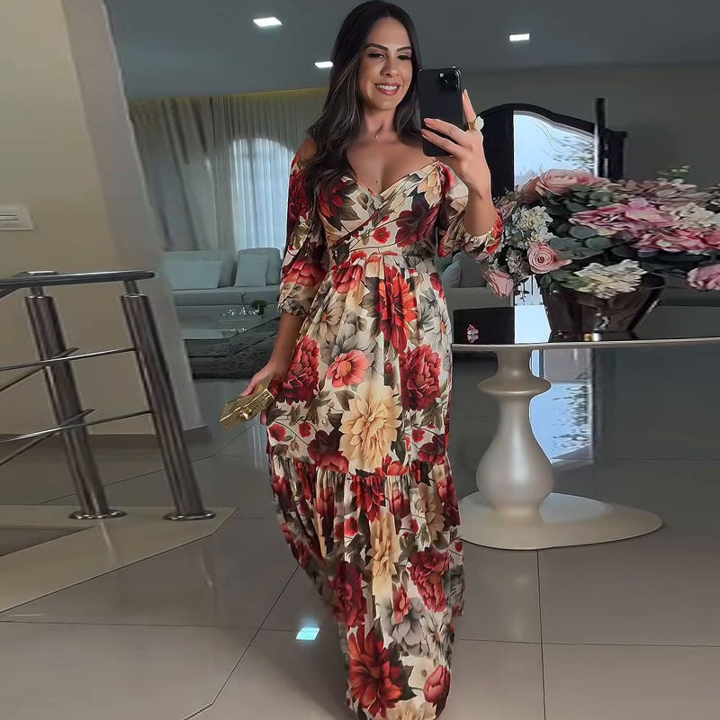 Mayson | Trendy Floral Print Dress